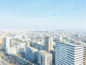 福岡の街並み