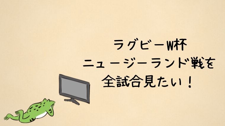 ラグビーニュージーランド戦を全試合見る方法